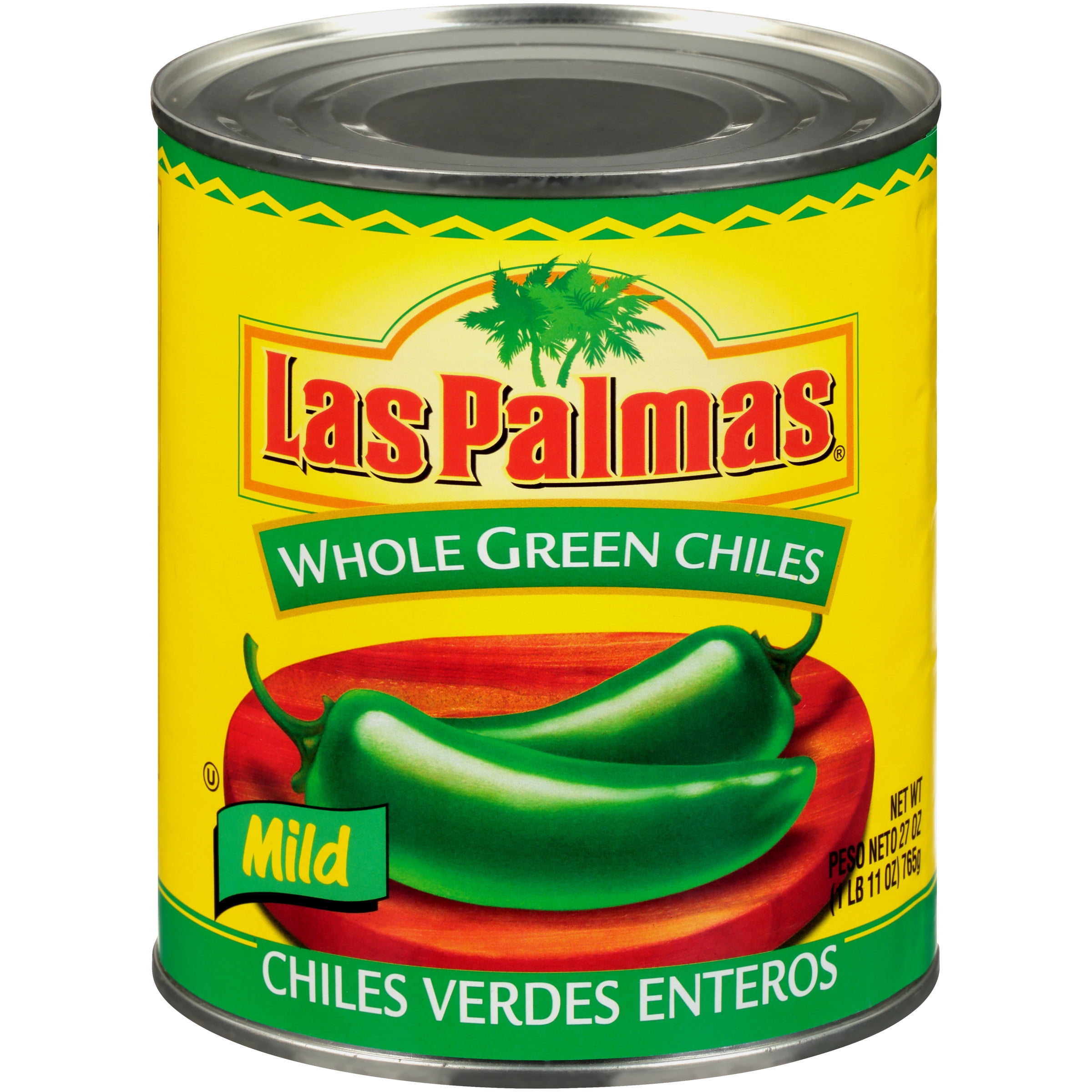 Las Palmas Mild Whole Green Chiles 27 oz. Can