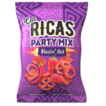 Las Ricas Blazin Hot Fiesta Mix, 6.5oz Bag