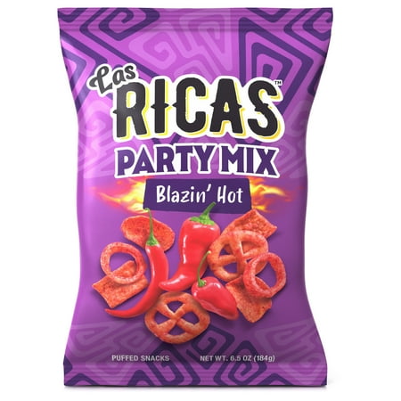 Las Ricas Blazin Hot Fiesta Mix, 6.5oz Bag