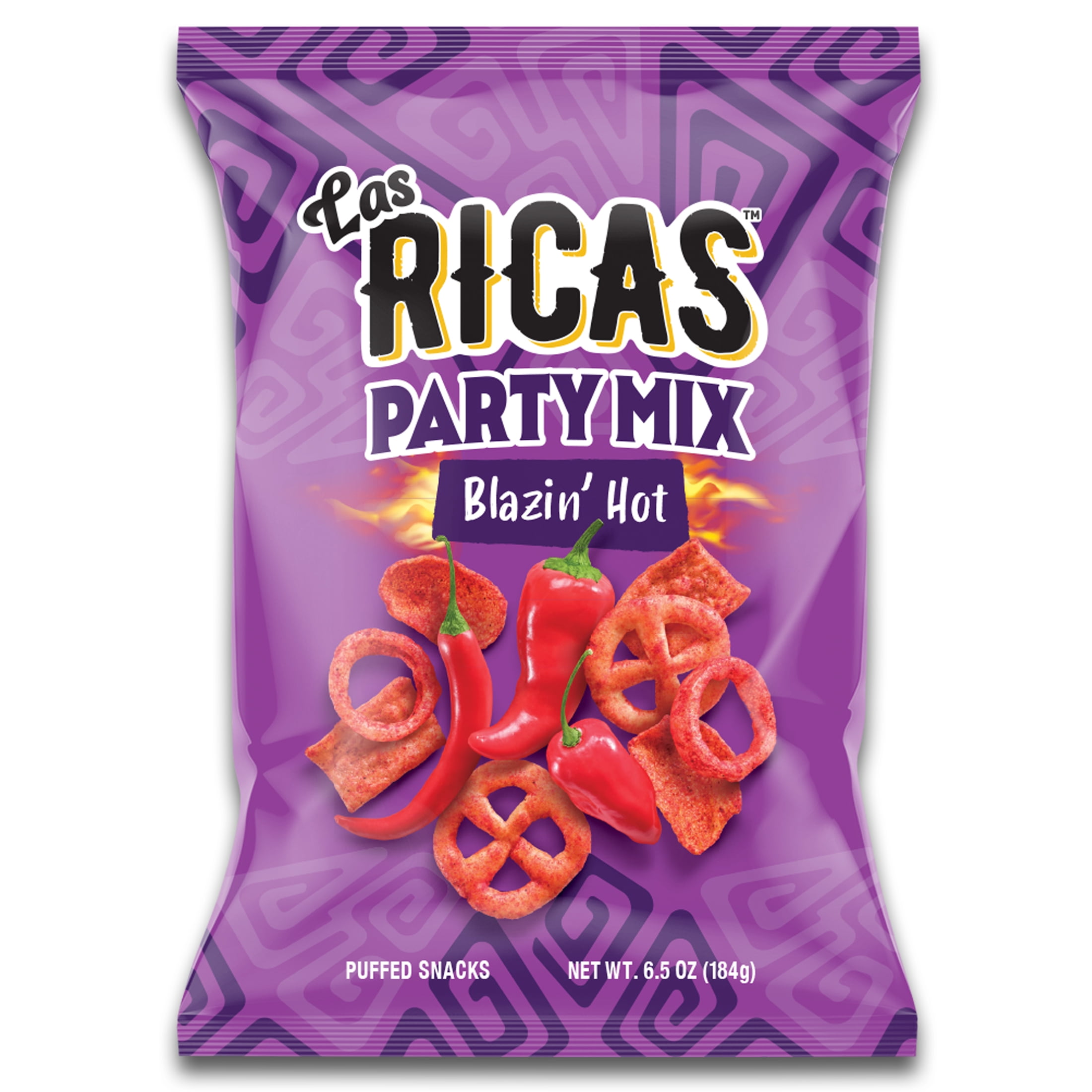 Las Ricas Blazin Hot Fiesta Mix, 6.5oz Bag