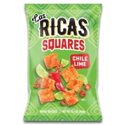 Las Ricas Chile and Lime Squares, 6.5oz Bag