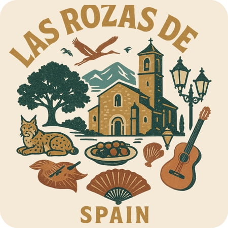 Las Rozas De Madrid Spain Keepsakes Souvenir Vinyl Sticker – Destination Travel Keepsake Collectible (3-Inches Wide)