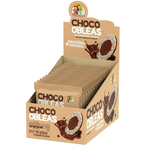 Las Sevillanas Choco Wafer Display (6.8oz/12pieces)