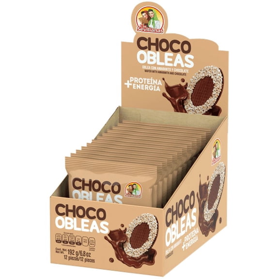 Las Sevillanas Choco Wafer Display (6.8oz/12pieces)