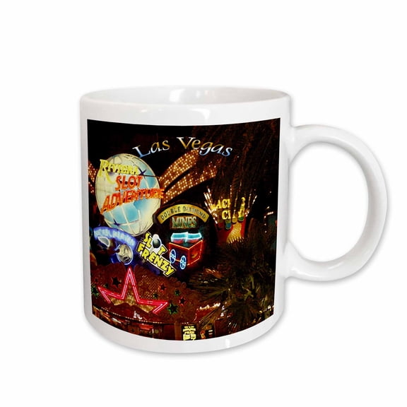 3drose, Las Vegas, 11oz Mug