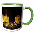 thumbnail image 1 of 3drose, Las Vegas, 11oz Two-tone Green Mug, 1 of 6