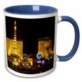 thumbnail image 1 of 3drose, Las Vegas, 15oz Two-tone Blue Mug, 1 of 6