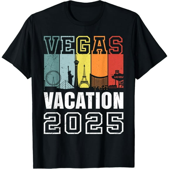 Las Vegas 2025 Funny Creative Graphic T-Shirt