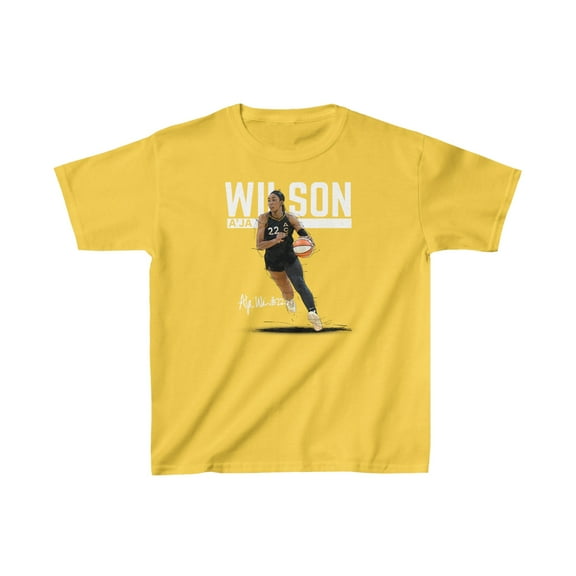 Las Vegas A'Ja Wilson #22 Dear Black women basketball fans Kids Cotton Tee