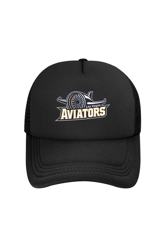 Las Vegas Aviators Solid Color Lightweight Adult Mesh Baseball Cap