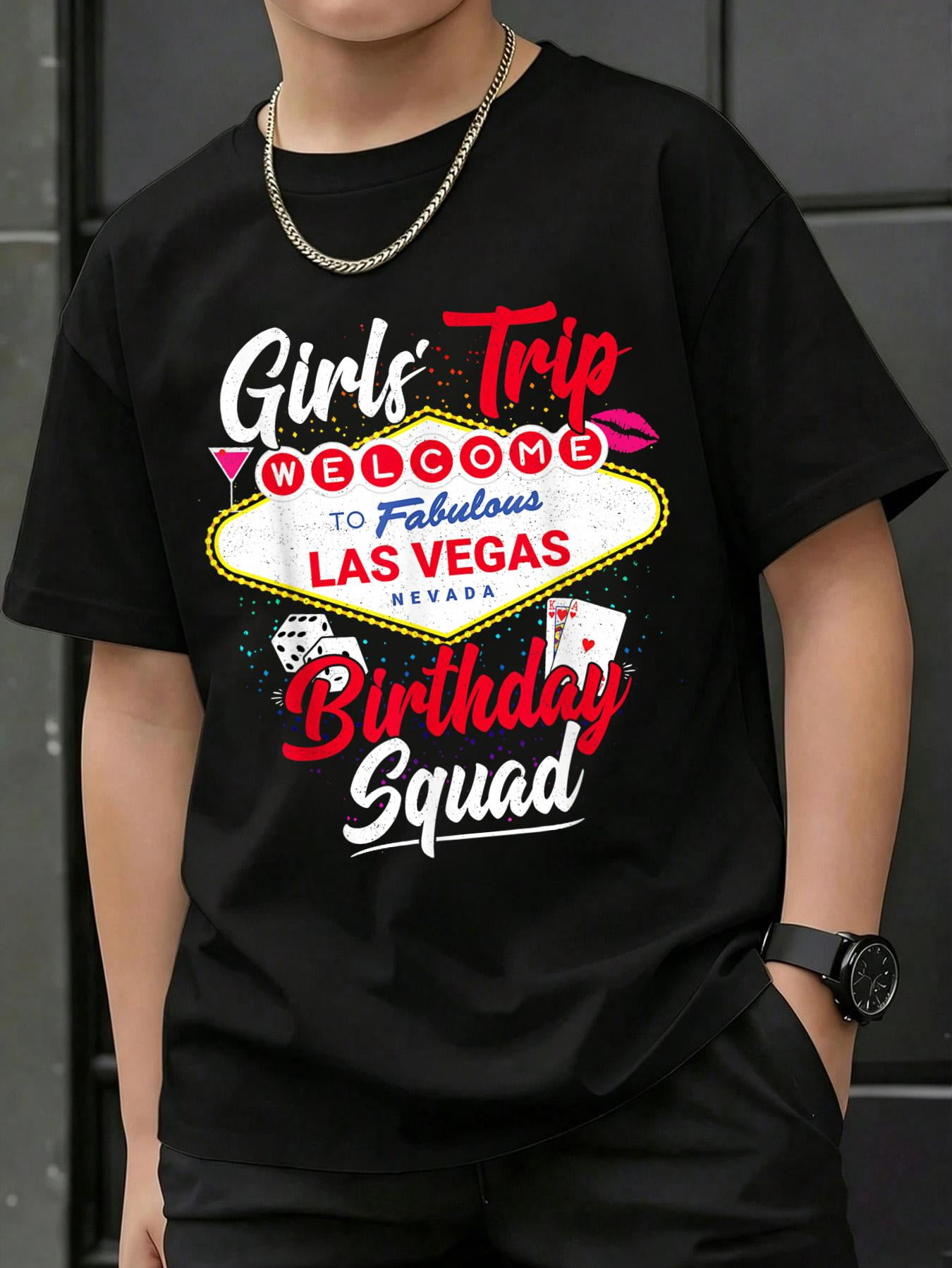 Las Vegas Birthday Squad - Vegas Girls Trip Kids T-Shirt - Walmart.com