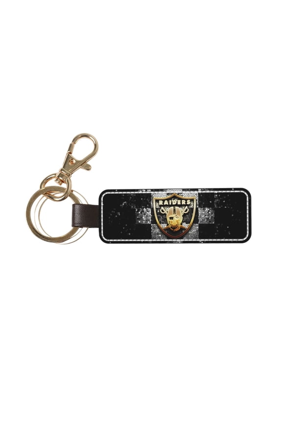 Car Leather Keychain, Football Team Pattern Keychain Accessories, Family Gifts For Men And Women, Suitable For Car And Home Keys