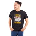 thumbnail image 1 of Las Vegas Casino Card Game Player Plus Size Crewneck Graphic Tee Shirt Brisco Brands 2X, 1 of 4