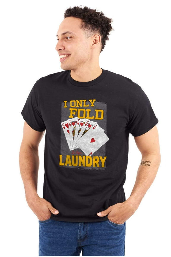 Las Vegas Casino Card Game Player Plus Size Crewneck Graphic Tee Shirt Brisco Brands 2X