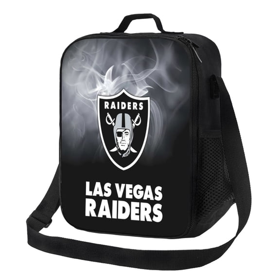 Las_Vegas Custom lunch box, multifunctional cooler insulated lunch bag, football team themed food storage bag can be carried by hand or crossbody, suitable for sch_ool, office, picnic, travel