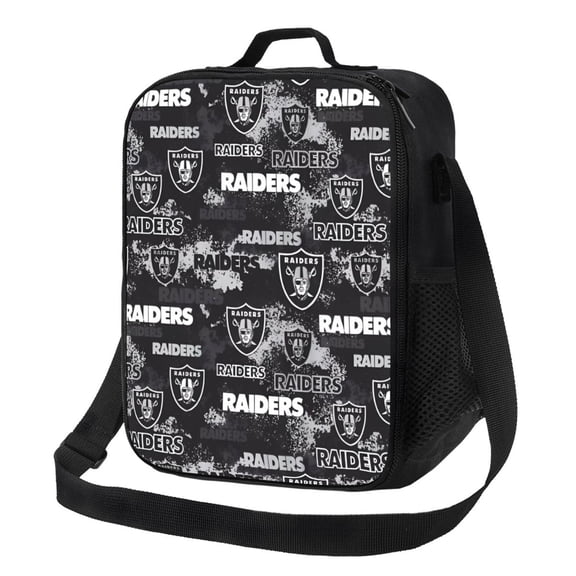 Las_Vegas Custom lunch box, multifunctional cooler insulated lunch bag, football team themed food storage bag can be carried by hand or crossbody, suitable for sch_ool, office, picnic, travel