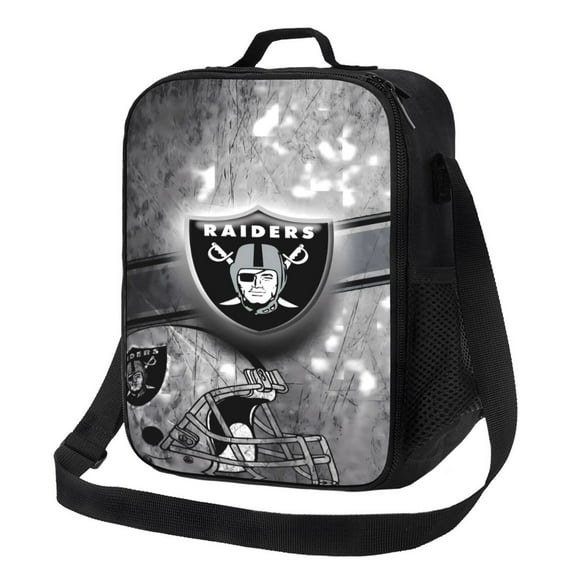 Las_Vegas Custom lunch box, multifunctional cooler insulated lunch bag, football team themed food storage bag can be carried by hand or crossbody, suitable for sch_ool, office, picnic, travel