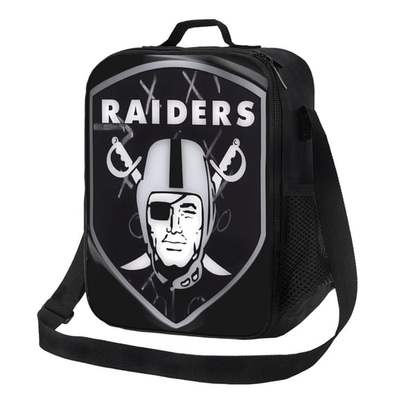 Las_Vegas Custom lunch box, multifunctional cooler insulated lunch bag, football team themed food storage bag can be carried by hand or crossbody, suitable for sch_ool, office, picnic, travel