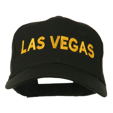 Las Vegas Embroidered Low Profile Cap - Black OSFM