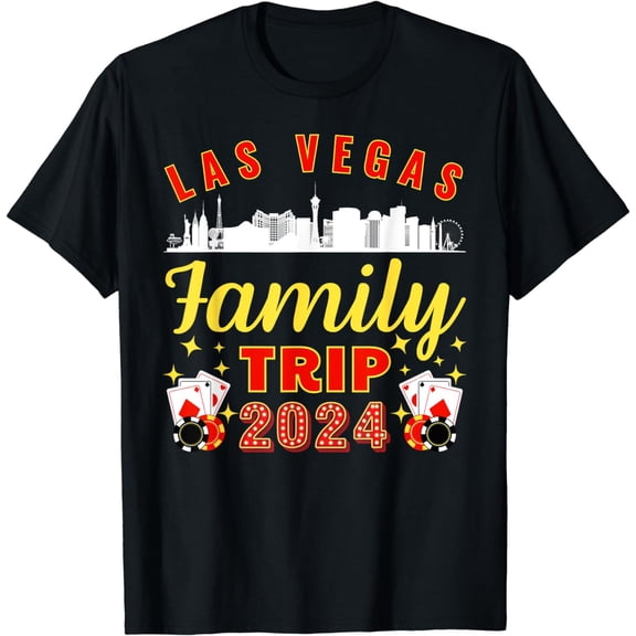 Las Vegas Family Trip 2024 Birthday Party Vacation Matching T-Shirt