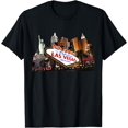 thumbnail image 1 of Las Vegas Famous Sign Strip Building Skyline Souvenir Gift T-Shirt, 1 of 3
