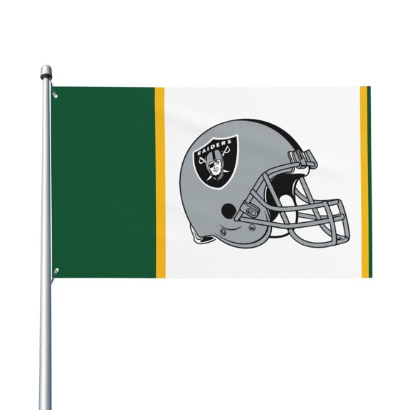 Las_Vegas Football Outdoor Decorative Flag 3x5ft Horizontal - Fade and Weather Resistant Indoor Outdoor Yard Wall Decor, Vivid Color Universal Sports Fan Gift