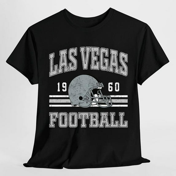 Las Vegas Football Vintage Shirt, Football Game Day Gift For Fan,Black Color,Size M