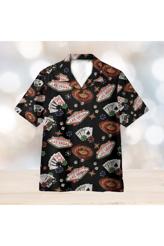 Las Vegas Gambling AOP Hawaiian Shirt Aloha Summer Lover Gift Shirt CQG title