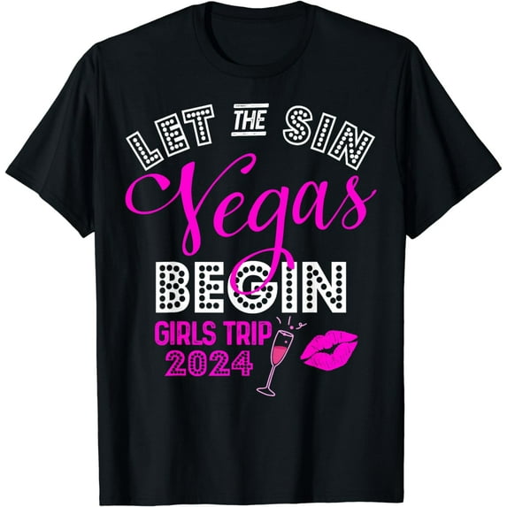 Las Vegas Girls Trip 2024 Shirts Women Baby Birthday Squad T-Shirt
