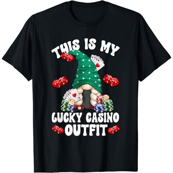 Las Vegas Gnome Mom For Casino Night This Is My Lucky Casino T-Shirt