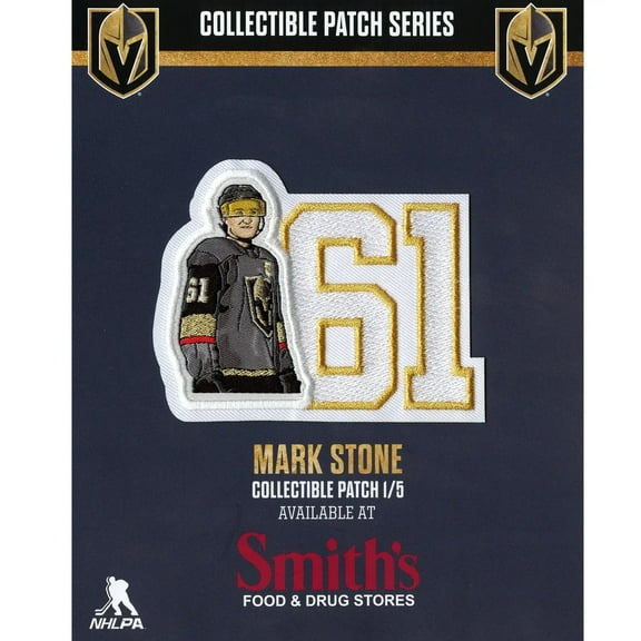 Las Vegas Golden Knights Mark Stone #61 NHL Patch 1 of 5 (2nd Series)