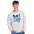 thumbnail image 1 of Las Vegas Happens Here Stays Smurfs Sweatshirt for Men or Women Brisco Brands M, 1 of 5