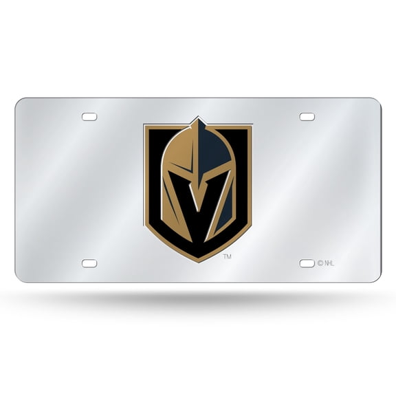 Las Vegas Hockey Golden Knights Acrylic License Plate Laser Tag