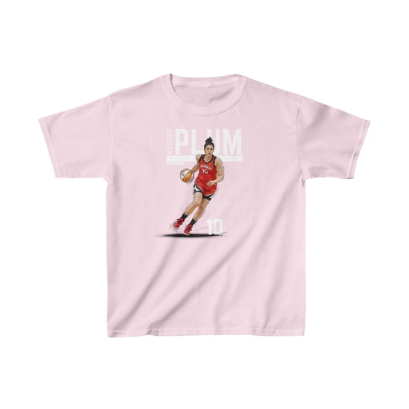 Las Vegas Kelsey Plum #10 Throw Shirt Cartoon Basketball Kids Cotton Tee