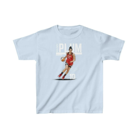 Las Vegas Kelsey Plum #10 Throw Shirt Cartoon Basketball Kids Cotton Tee