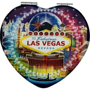 Las Vegas Landmark Compact Mirror - Shapes