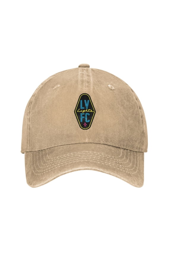 Las Vegas Lights Fc Hat Washed Cotton Baseball Cap For Outdoor, Travel & Daily Use