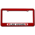 thumbnail image 1 of Las Vegas Love with Hearts License Plate Tag Frame, Multiple Colors, 1 of 1
