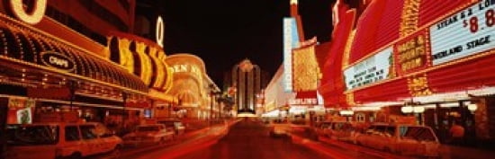 Las Vegas NV USA Canvas Art - Panoramic Images (36 x 12)