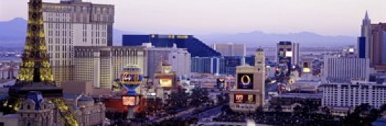 Las Vegas NV USA Canvas Art - Panoramic Images (36 x 12)