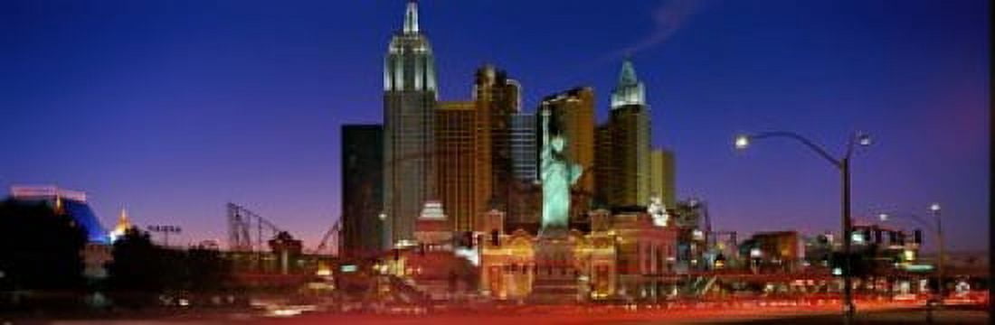 Las Vegas Nevada Canvas Art - Panoramic Images (18 x 6)