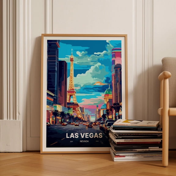 Las Vegas Nevada Cityscape Wall Decor