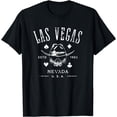 thumbnail image 1 of Las Vegas Nevada Estd 1905 Skull Distressed Design T-Shirt, 1 of 4