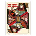 thumbnail image 1 of Las Vegas Nevada - Queen Playing Card - Vintage Travel Poster by David Klein c.1960s - Master Art Print (Unframed) 9in x 12in, 1 of 4
