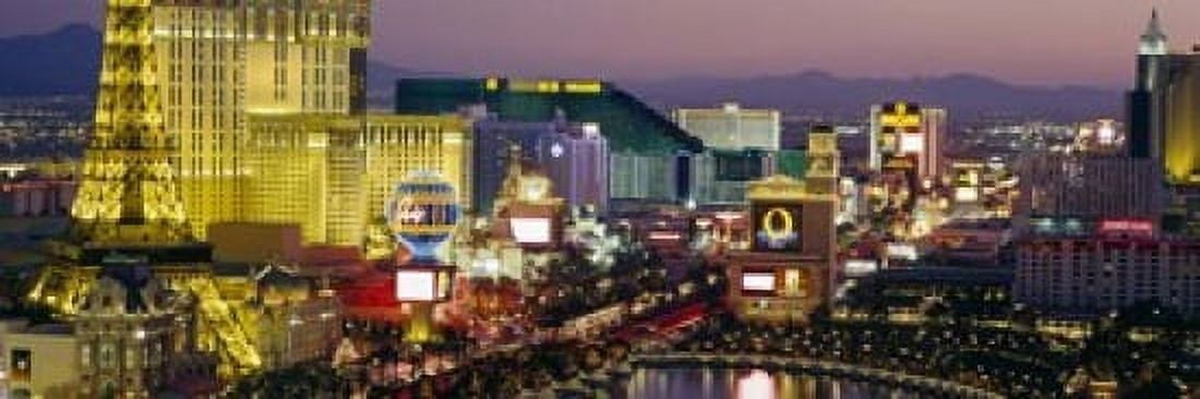 Las Vegas Nevada USA Canvas Art - Panoramic Images (18 x 6)
