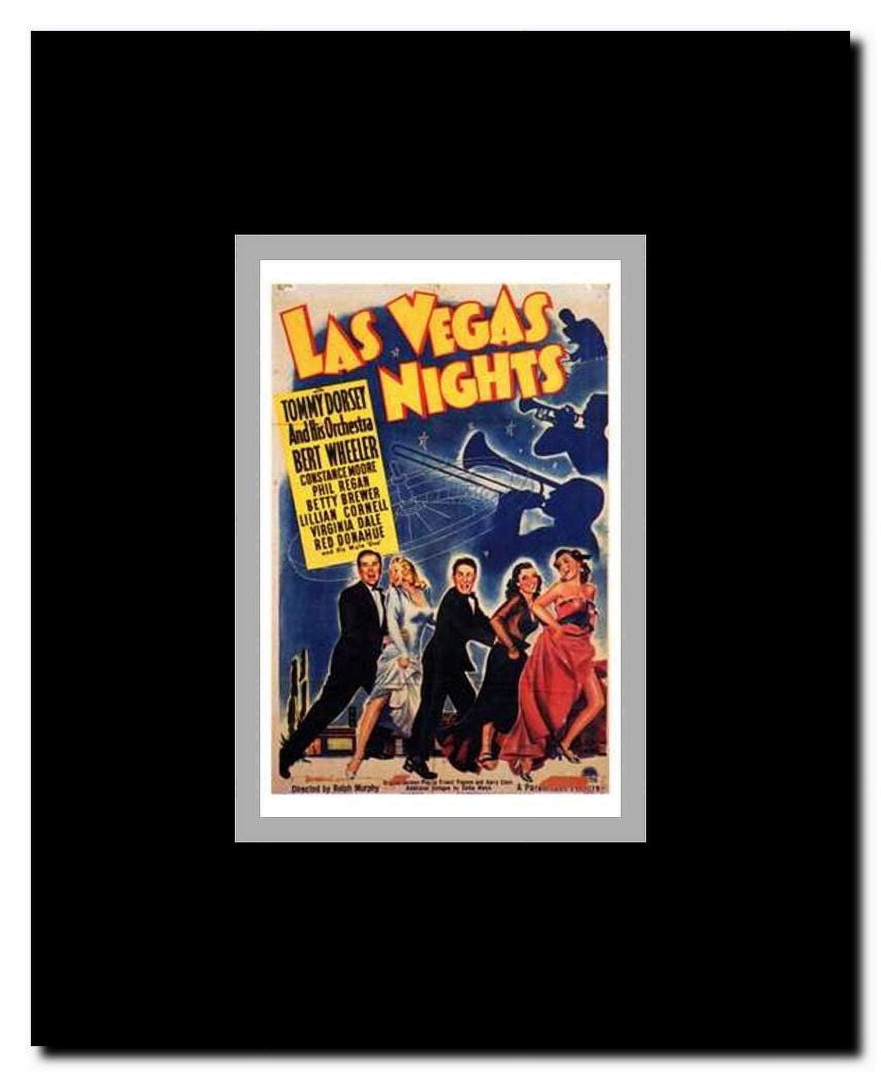 Las Vegas Nights Framed Movie Poster