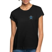 Las Vegas Police T Shirt - Nevada Flag Women's Relaxed Fit T-Shirt Loose Tee