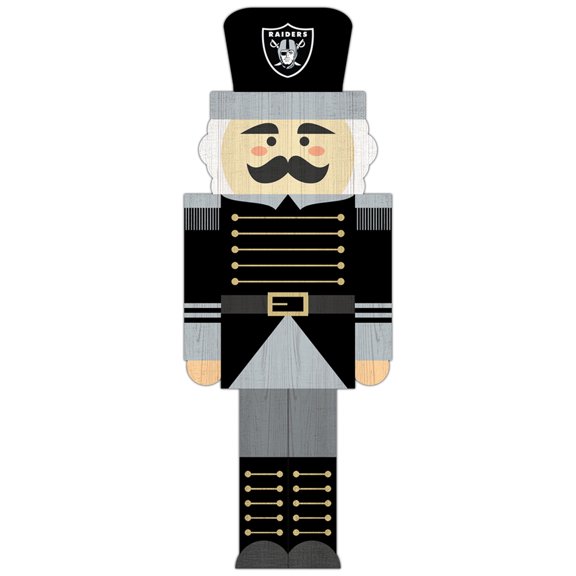 Las Vegas Raiders 31'' Nutcracker Leaner