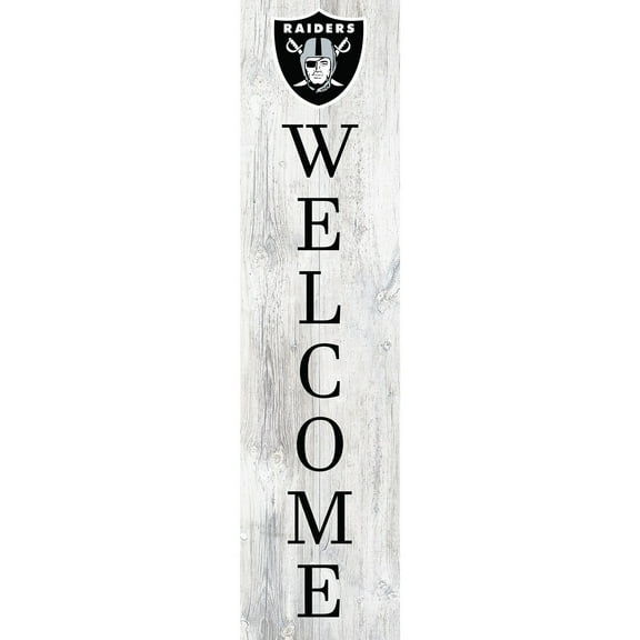 Las Vegas Raiders 48'' Welcome Leaner