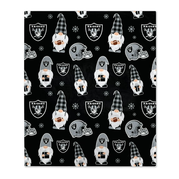 Las Vegas Raiders 60" x 70" Gnome Helmet Blanket
